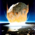 Een aardscheerder, een gevaarlijke meteoriet