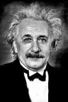 Foto-elektrisch effect 1905, E=MC2<BR>
Albert Einstein, 1879-1955 