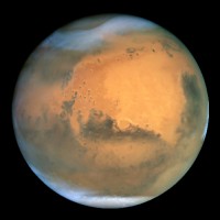 Mars / Bron: NASA and The Hubble Heritage Team, Wikimedia Commons (Publiek domein)
