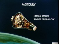 Afbeelding van een Mercury-capsule / Bron: IMSI Master Clips, NASA