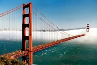 Golden Gate Bridge in San Francisco / Bron: David Ohmer, Wikimedia Commons (CC BY-2.0)