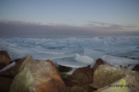 kruiend ijs Afsluitdijk 2009 / Bron: ottergraafjes