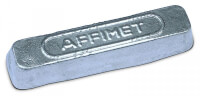Aluminium ingots van Affimet, fabrikant van aluminium legeringen / Bron: Romary, Wikimedia Commons (CC BY-2.5)