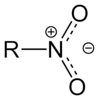 Figuur 10: de nitro-groep / Bron: Publiek domein, Wikimedia Commons (PD)