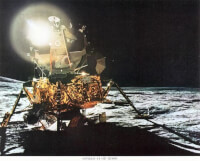 De Antares op het maanoppervlak in Fra Mauro. / Bron: San Diego Air & Space Museum Archives, Wikimedia Commons (Publiek domein)
