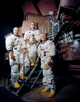 De bemanning van Apollo 8, Lovell, Anders, Borman / Bron: NASA, Wikimedia Commons (Publiek domein)