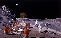 Word het koloniseren van de maan binnenkort al werkelijkheid? / Bron: NASA / Dennis M. Davidson, Wikimedia Commons (Publiek domein)