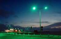 Groen licht op de pier bij Nes / Bron: Gemeente Ameland