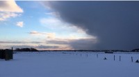 Band van sneeuwlucht / Bron: Persbureau Ameland