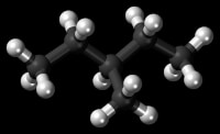 Dit is 3-methylpentaan / Bron: WikimediaImages, Pixabay