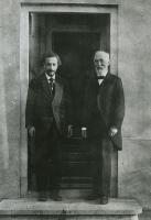 De jonge Einstein op bezoek in Leiden bij zijn grote voorbeeld Lorentz / Bron: Publiek domein, Wikimedia Commons (PD)